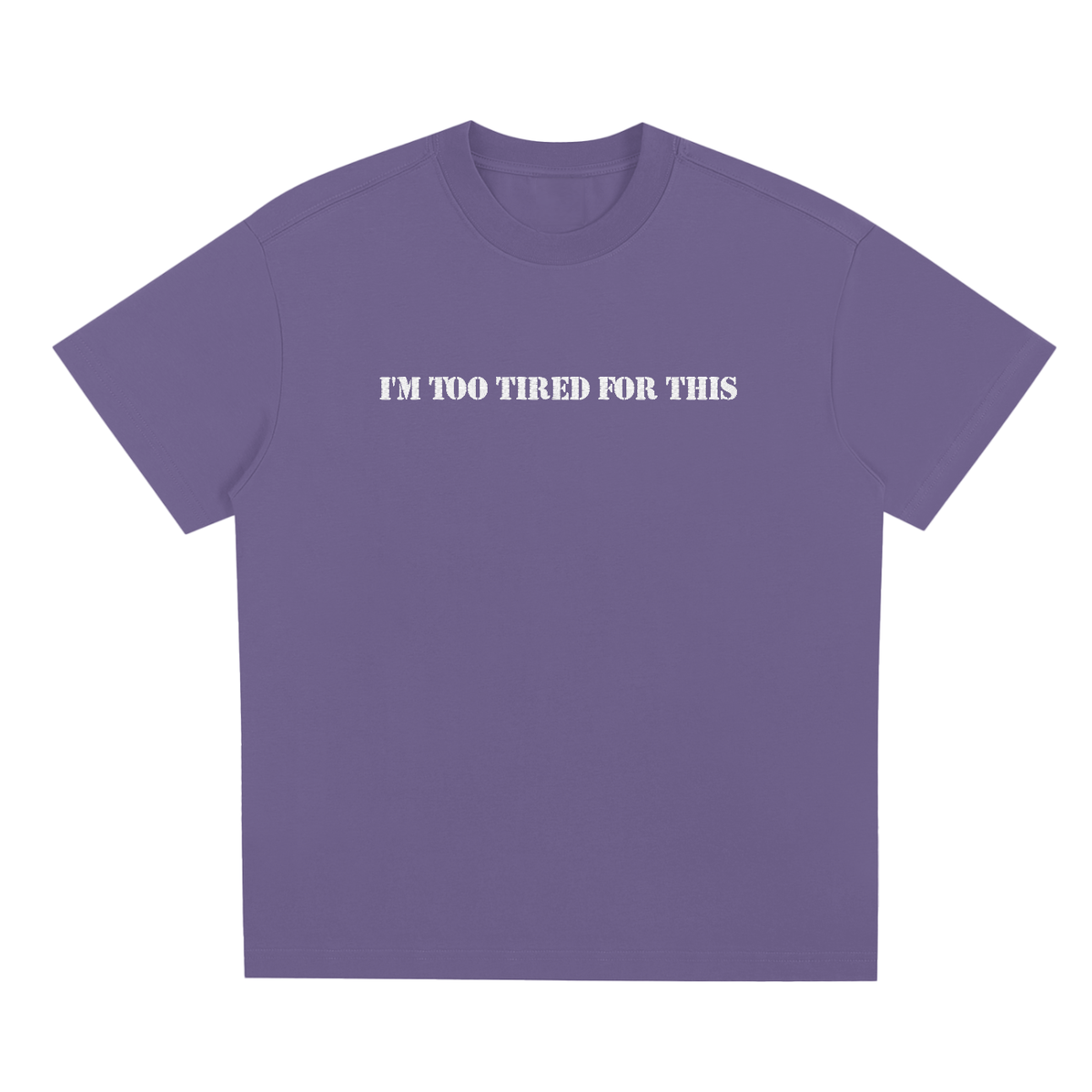 I'm too tired for this(Embroidary) - Sorona Quick-Dry Cooling T-Shirt