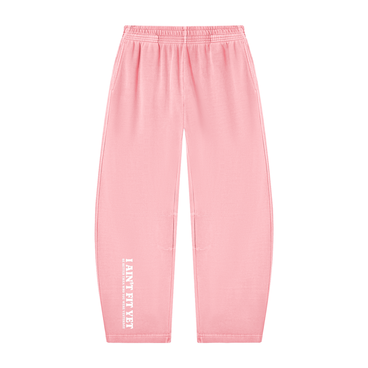 I Ain't Fit Yet - Unisex Vintage Washed Barrel Leg Sweatpants