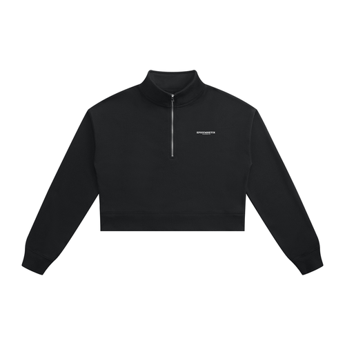 Women's Crop Quarter-Zip Sweatshirt