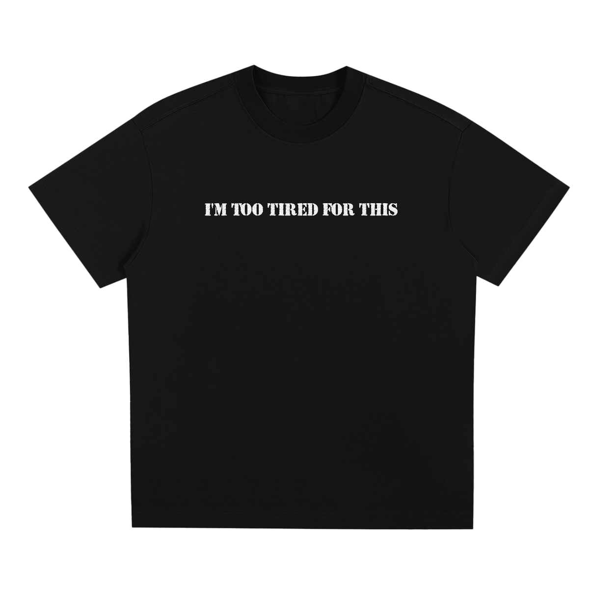 I'm too tired for this(Embroidary) - Sorona Quick-Dry Cooling T-Shirt