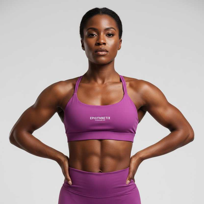 Strappy Criss Cross Yoga Sports Bra