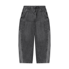 Stripped - Women's Vintage Wash Barrel Leg Jeans