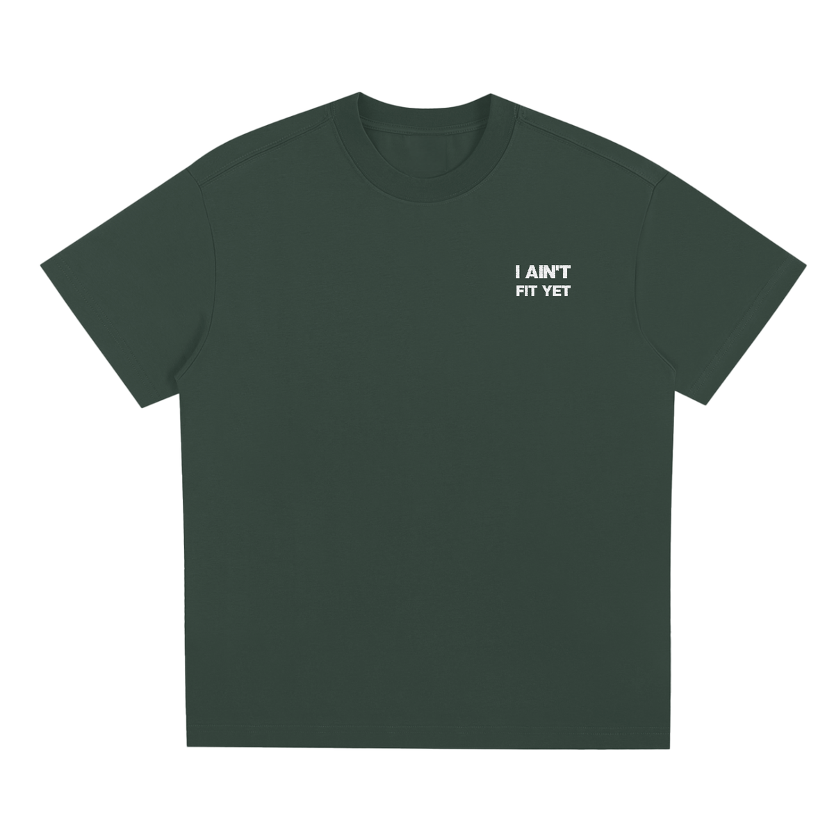 I AIN'T FIT YET(Blank back) - Sorona Quick-Dry Cooling T-Shirt