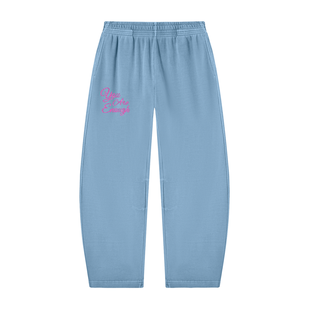 You are enough - Unisex Vintage Washed Barrel Leg Sweatpants