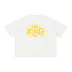 King - Mineral Wash Boxy Cotton T-Shirt