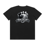 Bowl Better than you did yesterday(B&W) - Unisex Classic Crew Neck Cotton T-Shirt