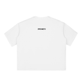 Epi-Night Out(Embro) - Boxy Half-Sleeve Raw-Edge T-Shirt
