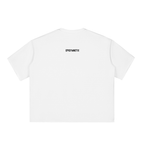 Epi-Night Out(Embro) - Boxy Half-Sleeve Raw-Edge T-Shirt