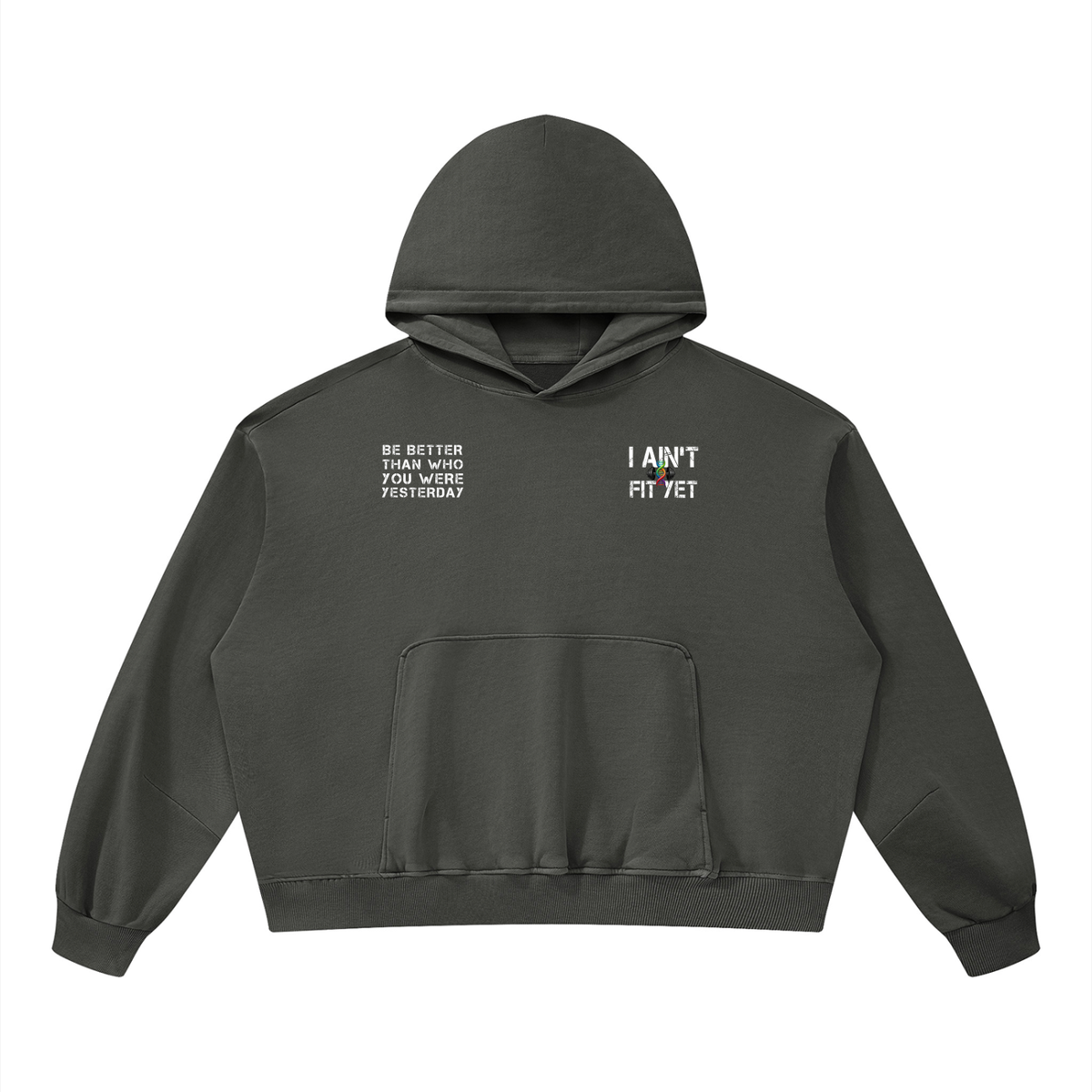 Unisex Boxy Vintage Washed Hoodie