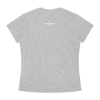 Never Finished - Women's Slim Fit Crewneck T-Shirt