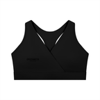 Women's Crossover V-Neck Sports Bra