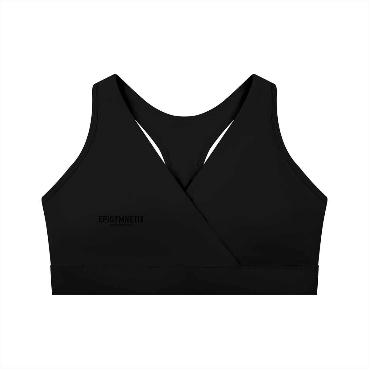 Women's Crossover V-Neck Sports Bra