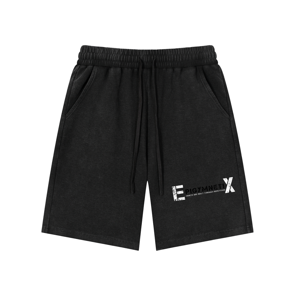 EpigymnetiX - Mineral Wash Waffle Knit Shorts