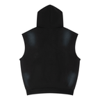 Urban Street Wear - Unisex Vintage Wash Sun Fade Sleeveless Hoodie
