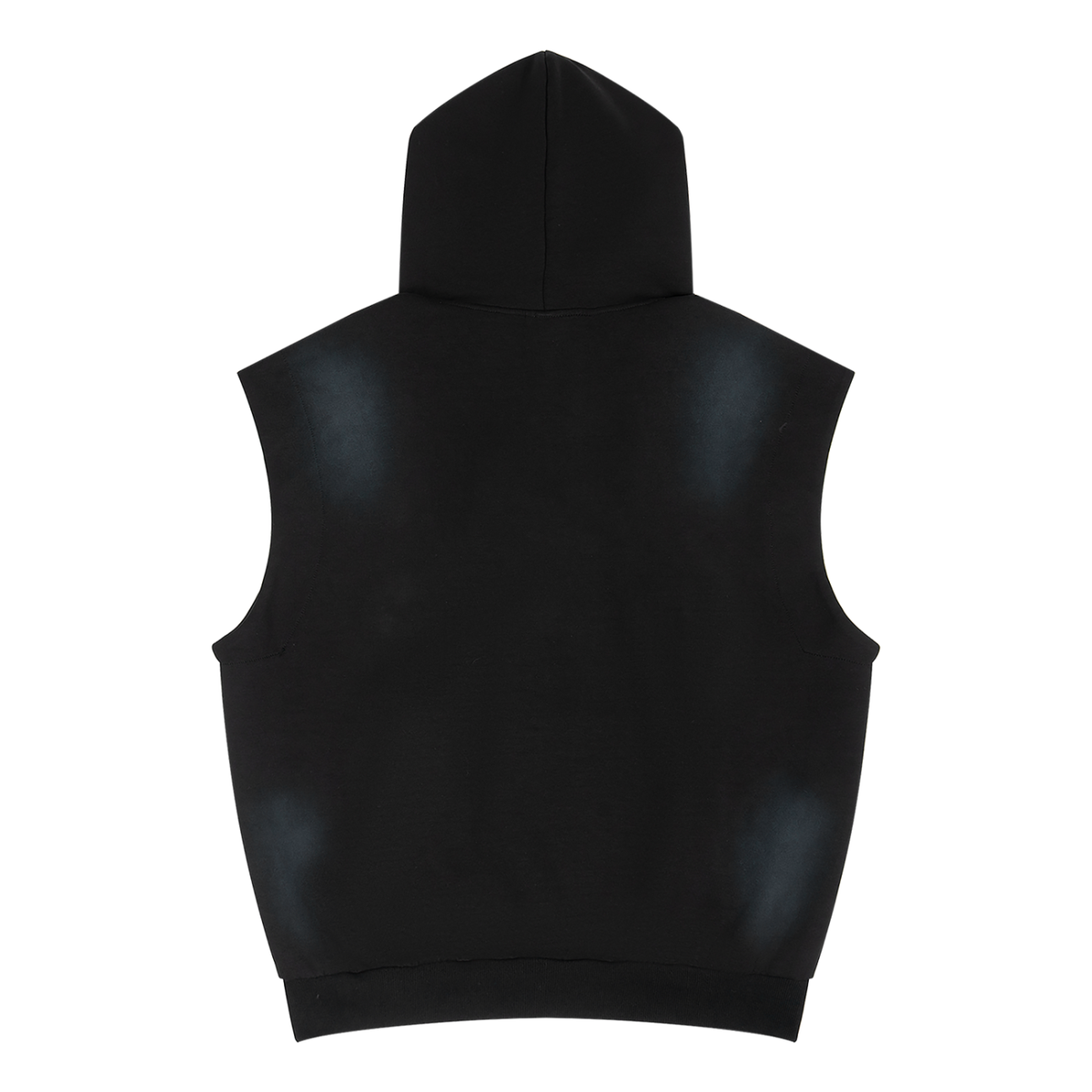 Urban Street Wear - Unisex Vintage Wash Sun Fade Sleeveless Hoodie
