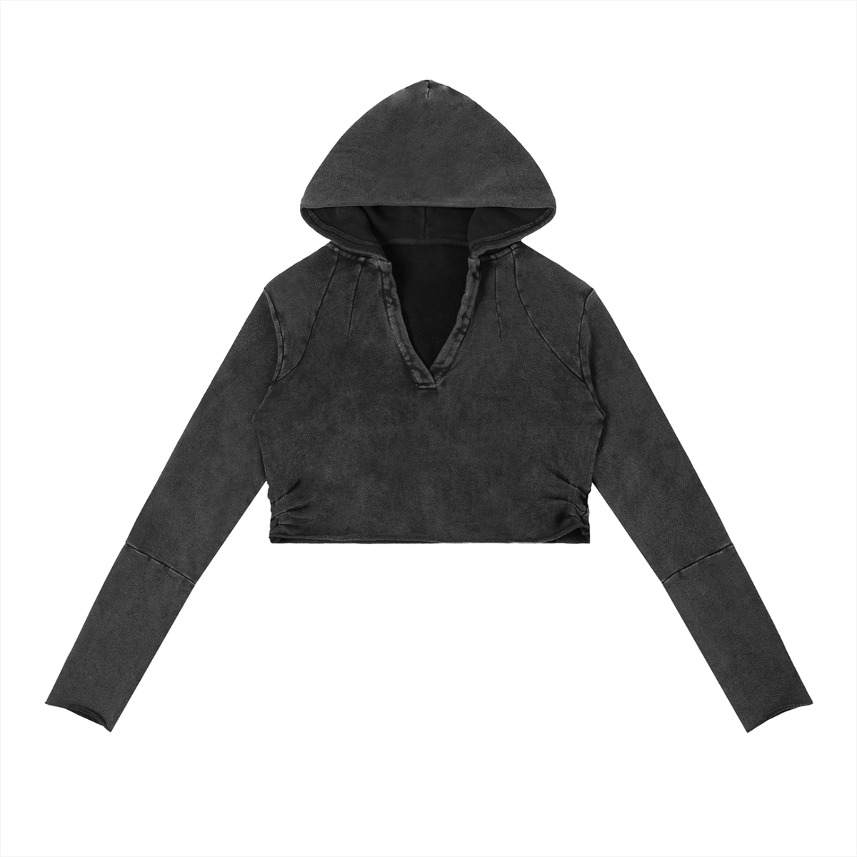 You Are Enough - Vintage Washed Raw Edge Hoodie