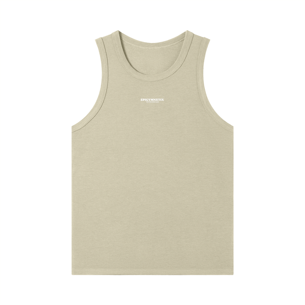 Be better than who you were yesterday - Men's Heavyweight Ribbed Tank Top