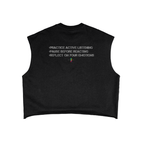 Emotionally Intelligent- French Terry Boxy Tank Top