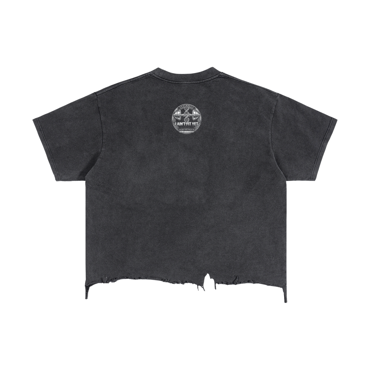 The Hero - Vintage Wash Boxy Distressed Hem T-Shirt