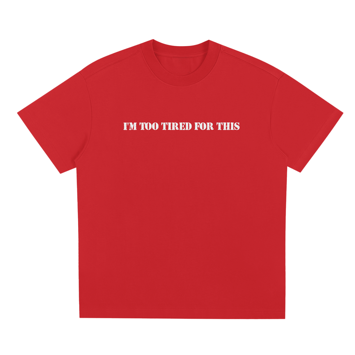 I'm too tired for this(Embroidary) - Sorona Quick-Dry Cooling T-Shirt