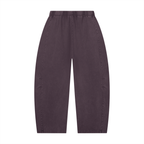 Unisex Mineral Wash Barrel Leg Pants