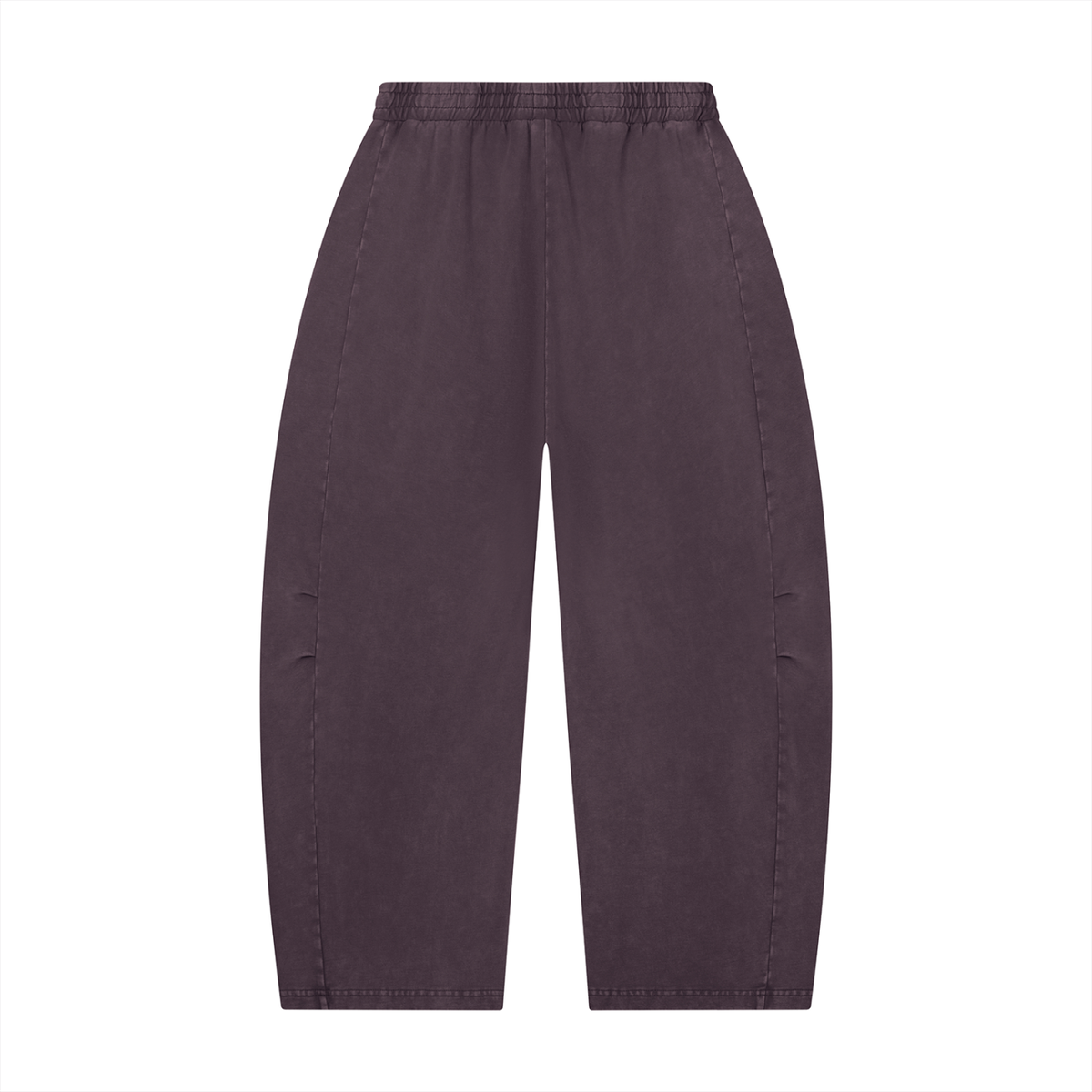 Unisex Mineral Wash Barrel Leg Pants