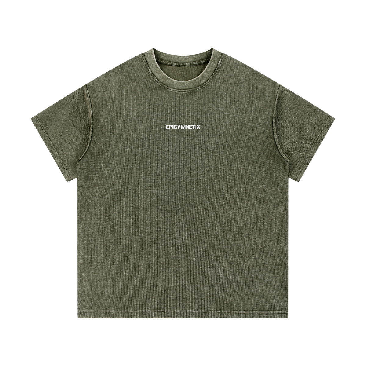 Epigymnetix(Embro) - Mineral Wash Waffle Knit T-Shirt