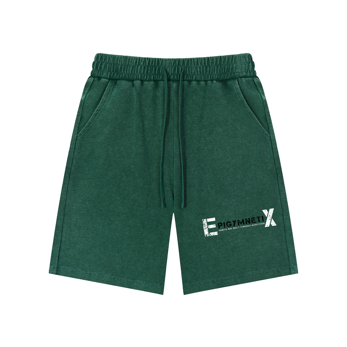 EpigymnetiX - Mineral Wash Waffle Knit Shorts