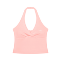 Women’s Ruched Halter Yoga Tank Top