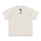 Black Rose - Vintage Washed Raglan Cotton T-Shirt