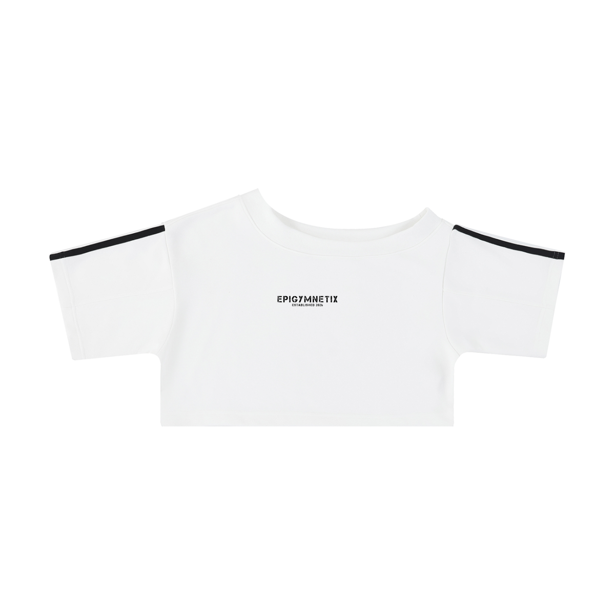 Off the shoulder crop Tee,Women