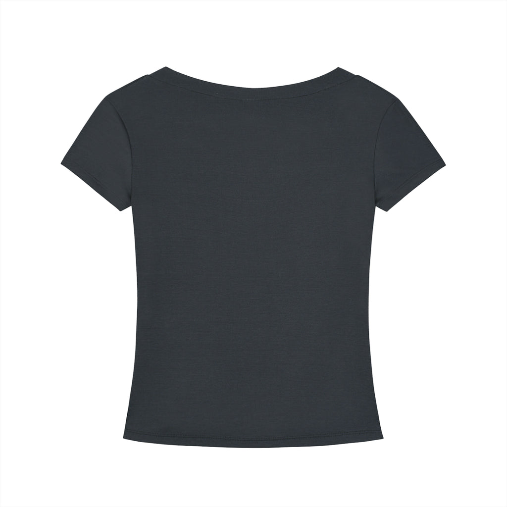Tencel Slim Fit V-Neck T-Shirt