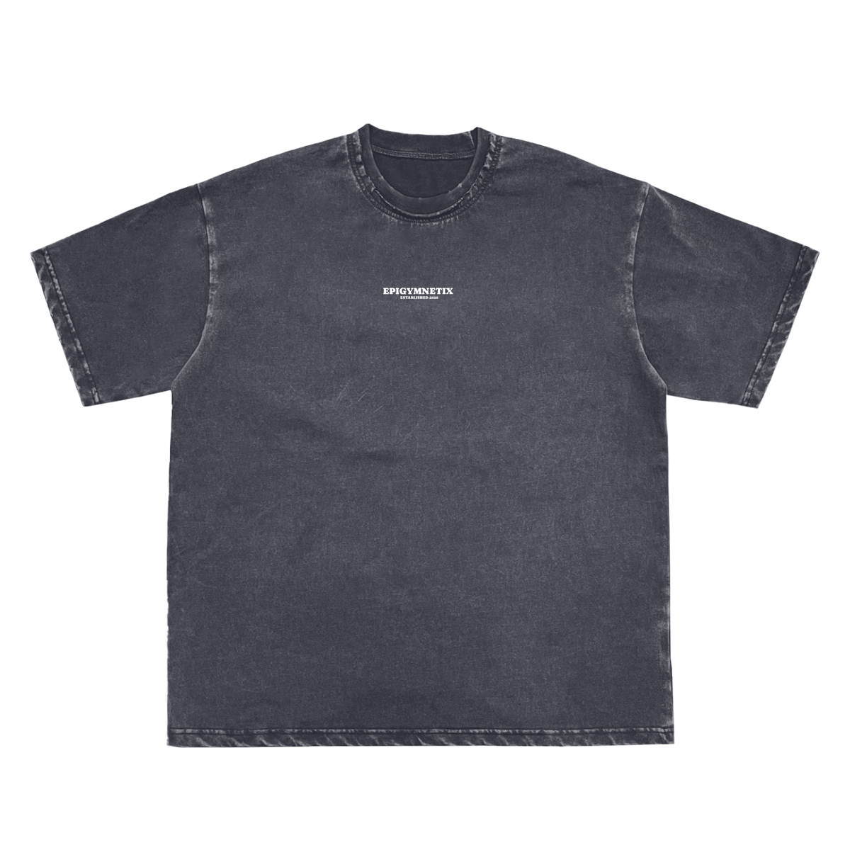Fearless - Snow Washed Raw-Edge Neckline T-Shirt