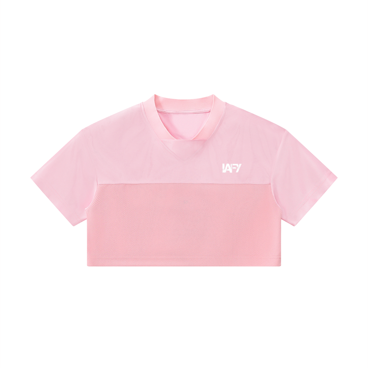 Women’s Cropped Paneled V-Neck Jersey