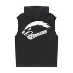 Fearless/I Ain't FIt Yet - Snow Washed Sleeveless Hoodie
