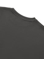 Epi-Night Out(Embro) - Boxy Half-Sleeve Raw-Edge T-Shirt