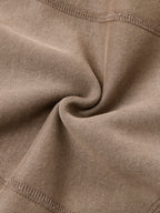 Vintage Washed Cropped Fleece Hoodie
