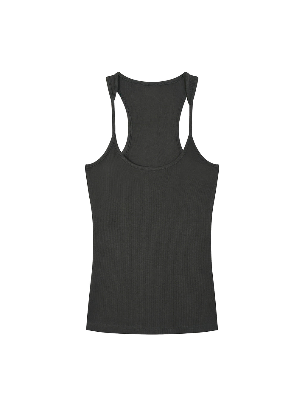 Slim Fit Ribbed Racerback Tank Top