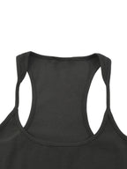 Slim Fit Ribbed Racerback Tank Top