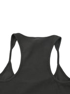 Slim Fit Ribbed Racerback Tank Top