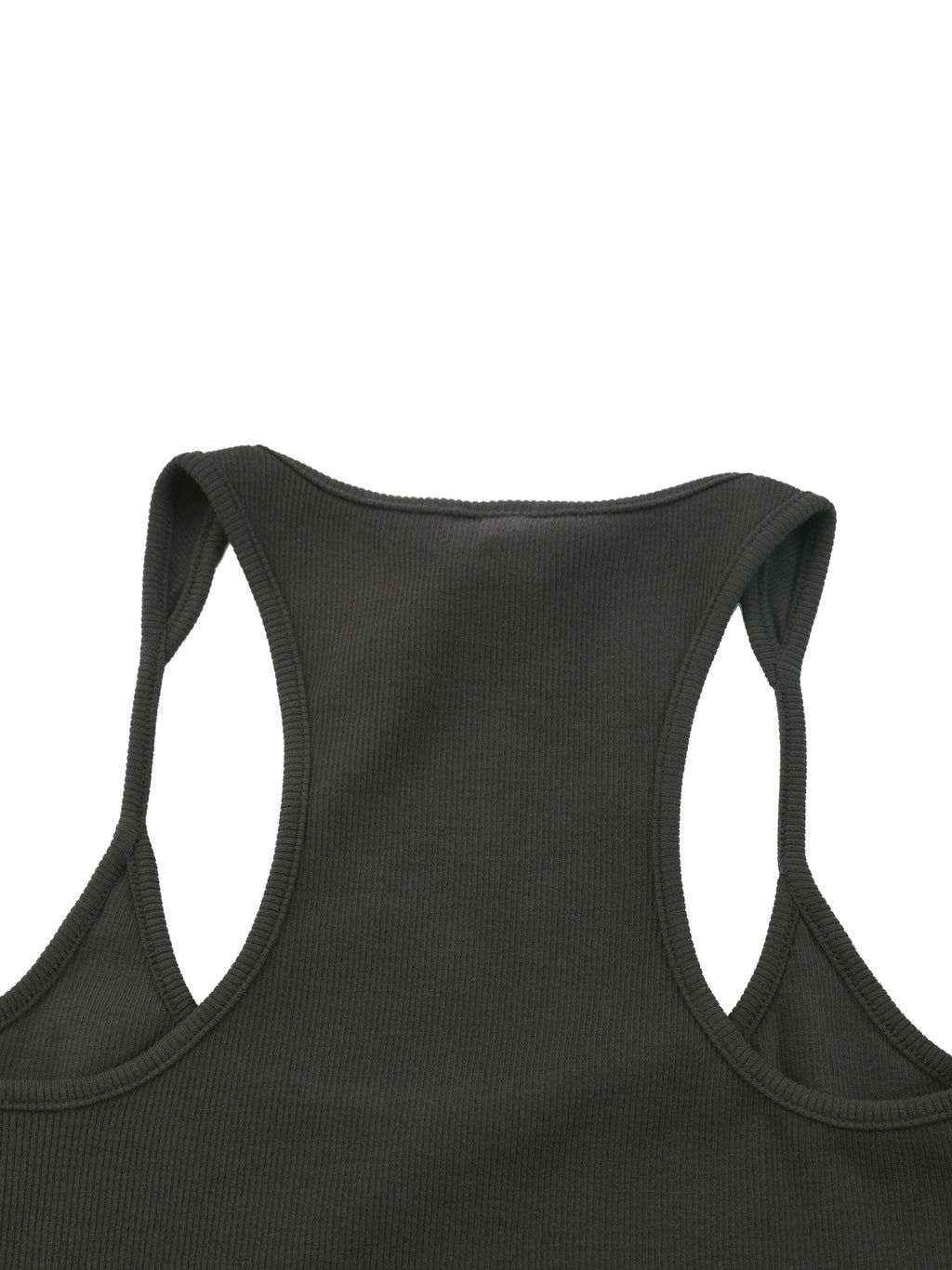 Ribbed racer back 