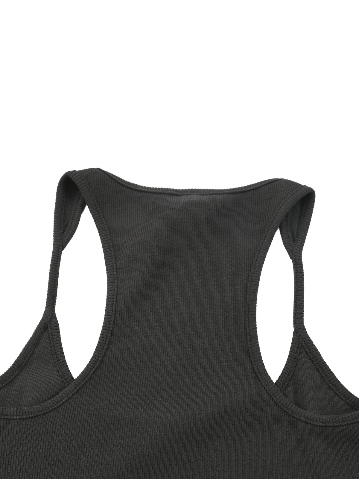 Ribbed racer back 