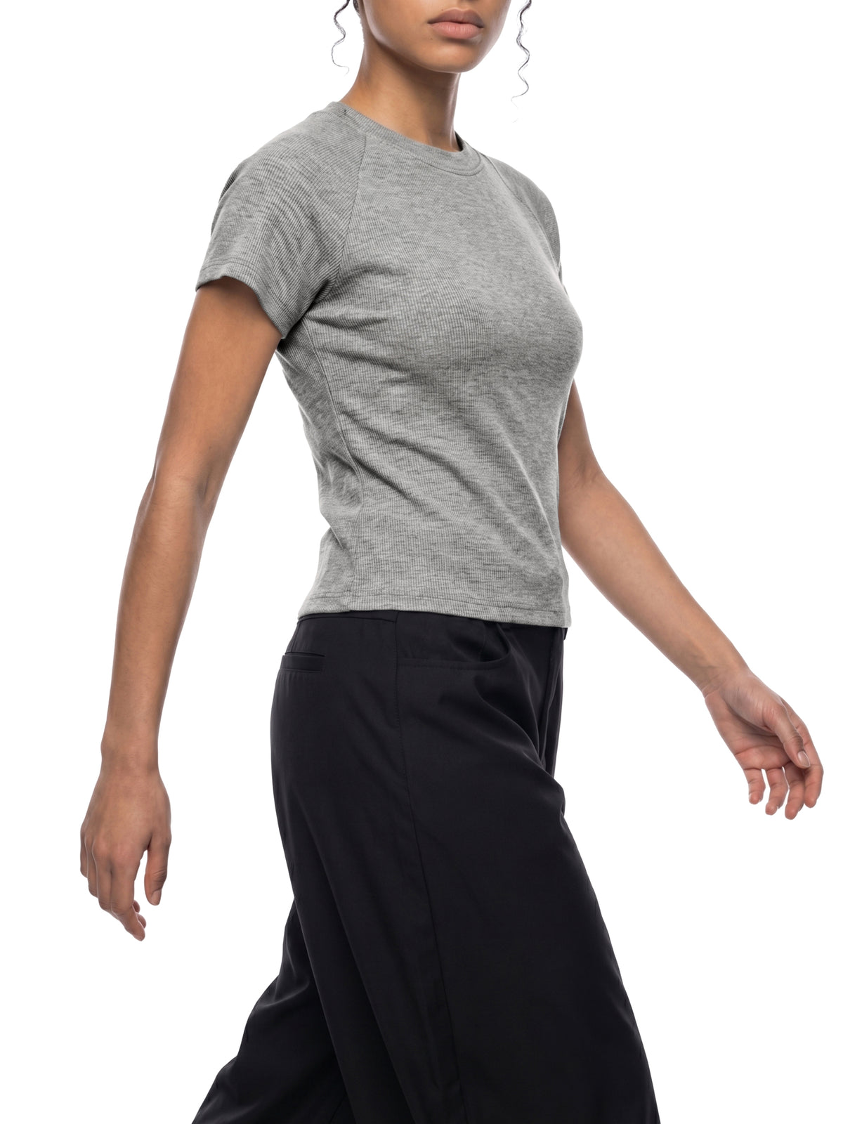 Cropped top,T shirt,Mineral wash,Women