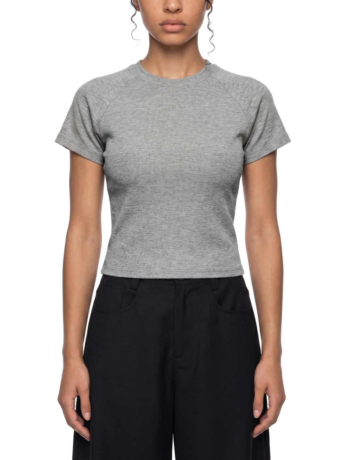 Cropped top,T shirt,Mineral wash,Women