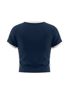 V-neck crop top,Women