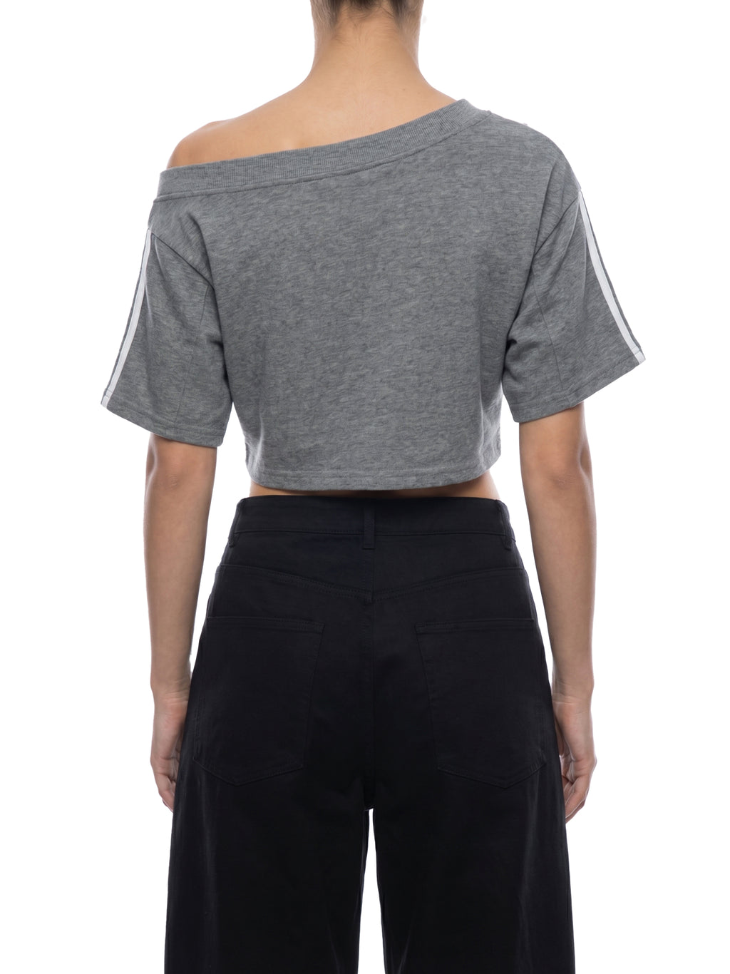 Off the shoulder crop Tee,Women