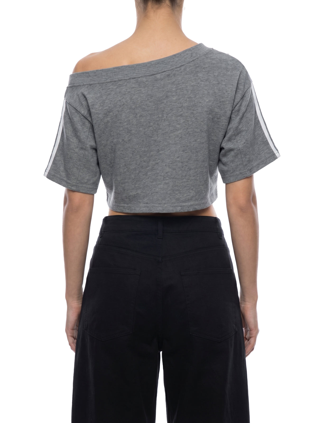 Off the shoulder crop Tee,Women