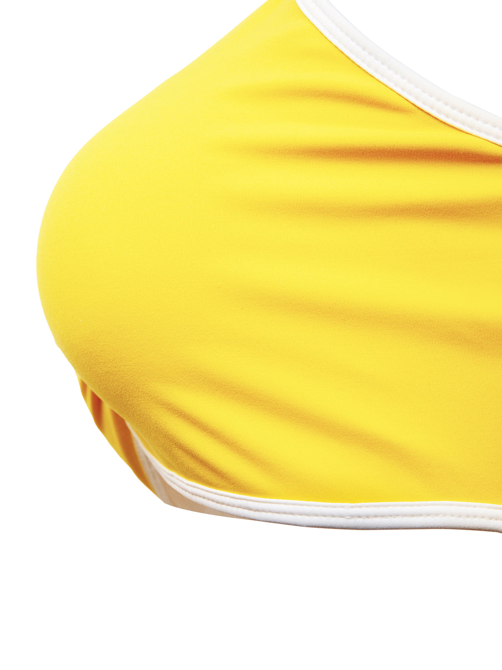 Women's Color Block Ruched V-Neck Sports Bra