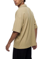 Unisex Waffle Boxy Polo Shirt