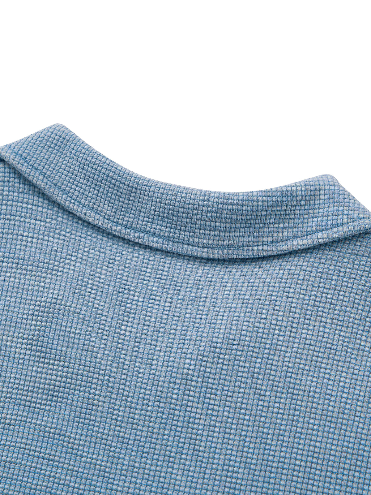 Unisex Waffle Boxy Polo Shirt